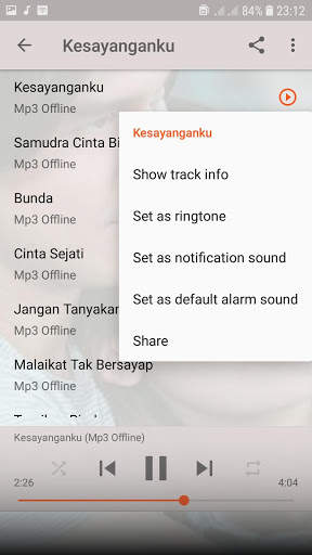 Kesayanganku - Ost. Samudra Cinta Offline screenshot 5