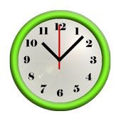Custom Colour Clock Widget icon