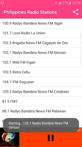 Philippines Radio Stations screenshot 1