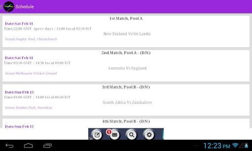 World Cup Livescore Cricket screenshot 7