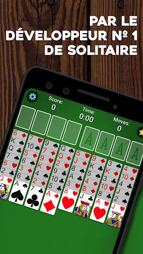 FreeCell Solitaire: Jeu cartes screenshot 1