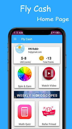 Fly Cash - Free Cash  Rewards screenshot 1
