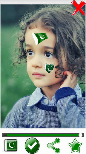 Paint Flag On Face screenshot 6