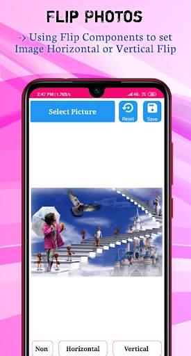 Photo Editor - Round Corner Blur rotate and flip screenshot 5