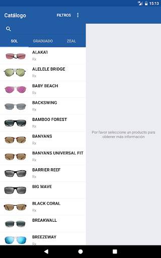 Catálogo de Maui Jim screenshot 8