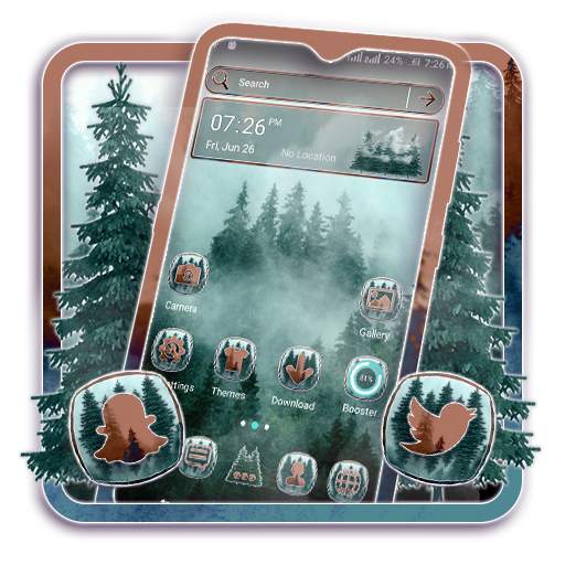 Foggy Forest Theme Launcher 1.1