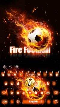 Fire Football Keyboard screenshot 1