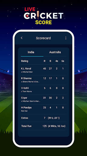 Live Cricket Score - Live Cricket Tv screenshot 5