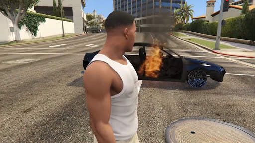 Mcpe mods and skins: gta five screenshot 3