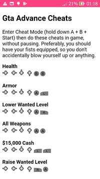Gta Cheats screenshot 3