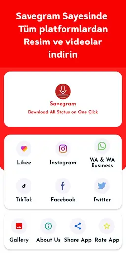 İnstagram, WP, Tiktok Post İndirici - Savegram screenshot 1