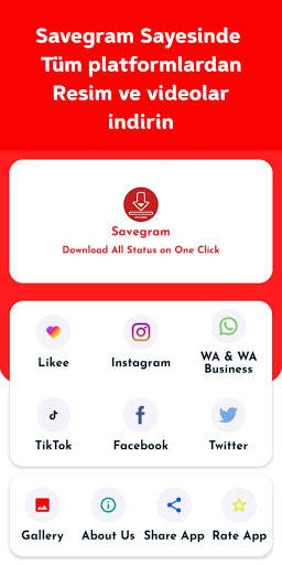 İnstagram, WP, Tiktok Post İndirici - Savegram screenshot 1