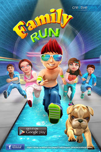Family Run 3D rush screenshot 1