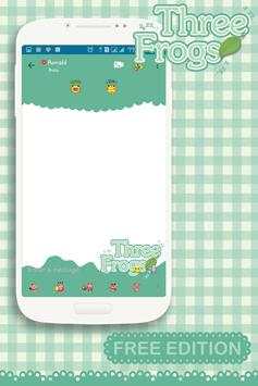 Tema Three Frogs Free screenshot 3