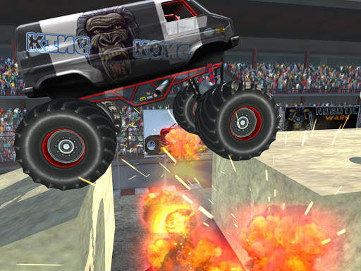 Monster Truck Stunts, Race and Crush Cars screenshot 16