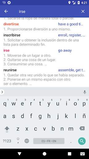 Verbos Español screenshot 8