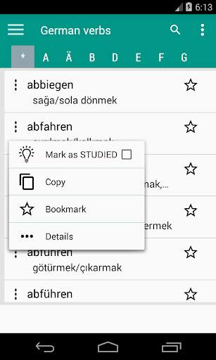 Ortak Almanca Fiiller - Almanca Öğrenin screenshot 2