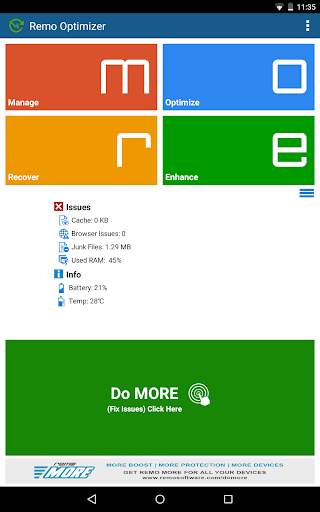 Remo Optimizer - FREE screenshot 6