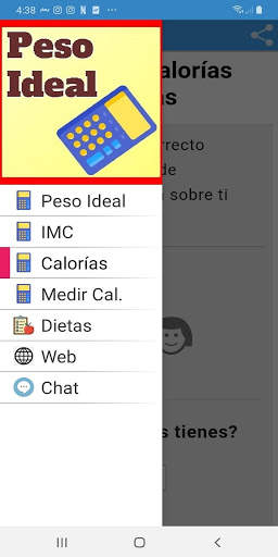 Calculadora de Peso Ideal screenshot 2
