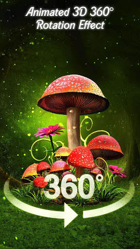 3D Mushroom&nature  launcher theme screenshot 2