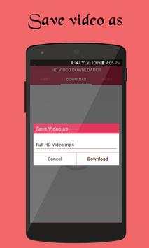 HD Video Download screenshot 1