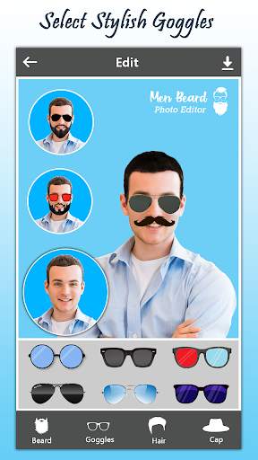 Men Beard Photo Editor Boy Hai screenshot 2
