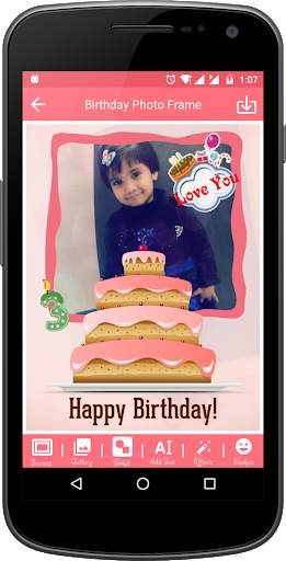 Birthday Photo Frames screenshot 3