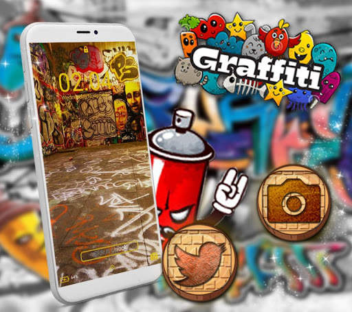 Street Graffiti Launcher Theme screenshot 1