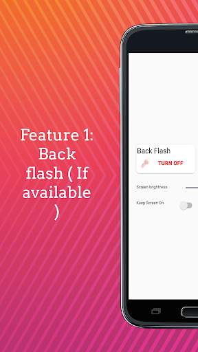 Front and Back Flashlight Lite screenshot 2