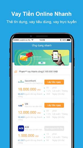 Ví Voi - Tin tức, thẻ tín dụng, vay tiền online screenshot 4