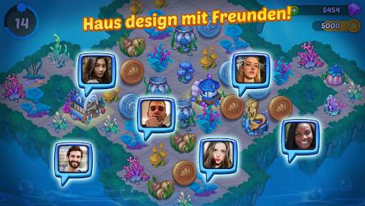 Merge Mermaids-magic puzzles screenshot 5