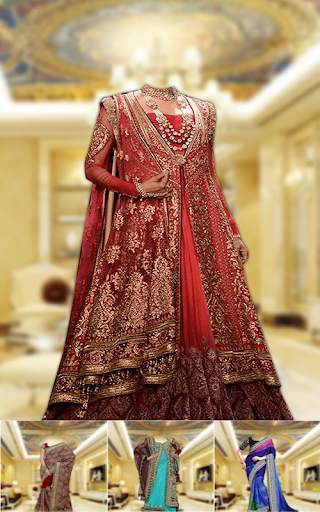 Royal Bridal Dress Photo Maker screenshot 4