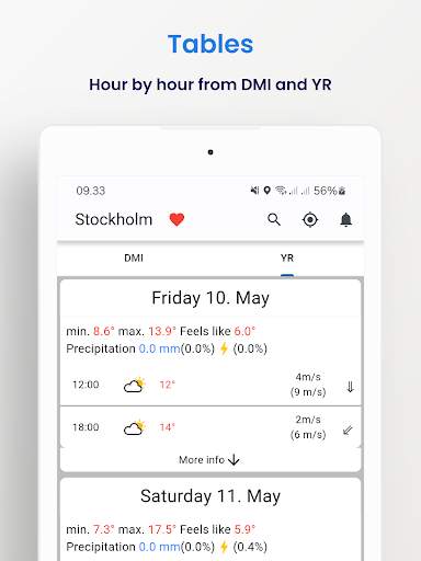 Weather From DMI and YR screenshot 9