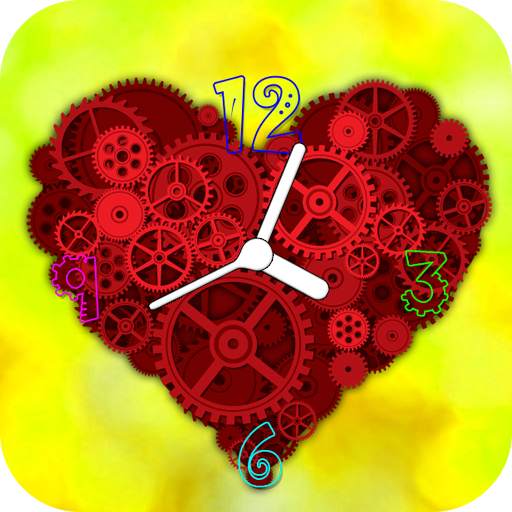 Heart Clock Live Wallpaper 1.11