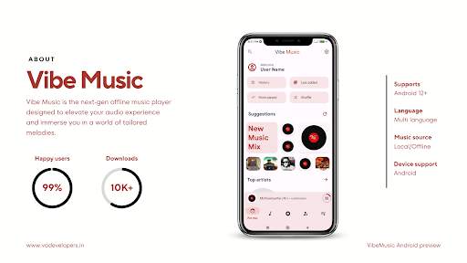 Vibe Music - Music player screenshot 3
