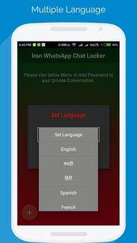 Iron WatsApp Chat Locker screenshot 2