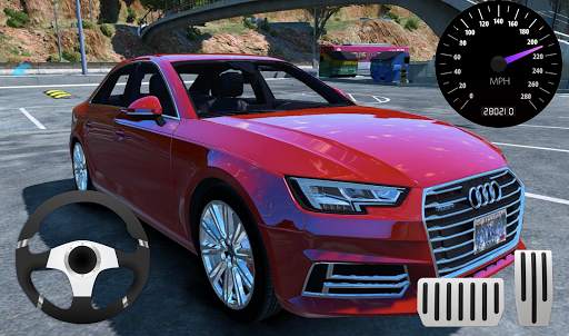 Driver Audi A4 Parking City 3 تصوير الشاشة