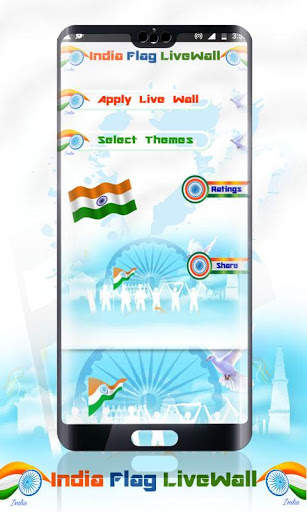 India Flag Wave HD Live Wallpaper screenshot 9