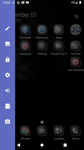 Black Style Theme - Great Launcher screenshot 3