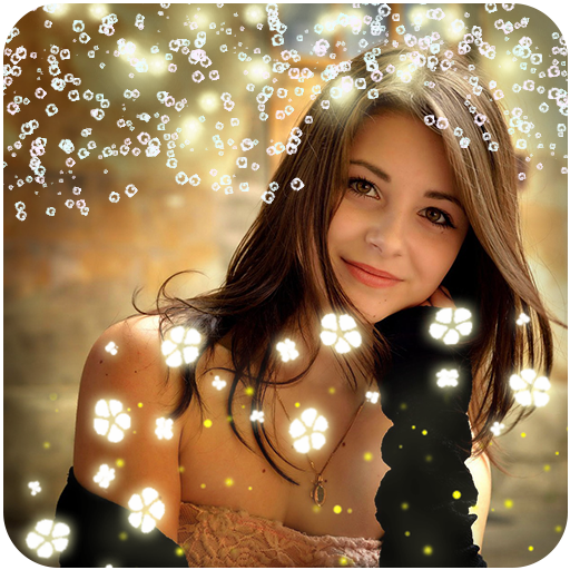 Photo glitter light effects: Glitter photo editor أيقونة