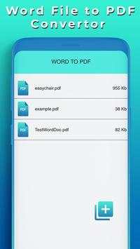 Word to PDF converter 1 تصوير الشاشة