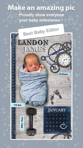 Baby Photo Editor 2021 : Baby Story 2 تصوير الشاشة
