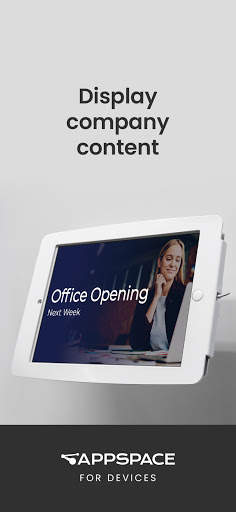 Appspace for Devices 2 تصوير الشاشة