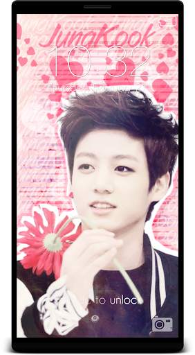 Jungkook Lock Screen 1 تصوير الشاشة