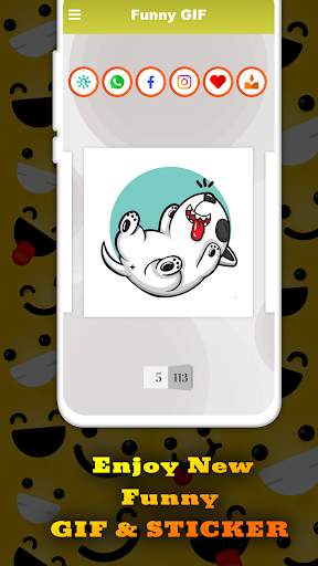 Best Funny GIF : Funny Sticker for Whatsapp screenshot 4