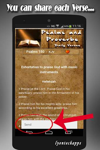 🙏 Psalms and Proverbs Daily Verses with Faith 🙏 screenshot 11