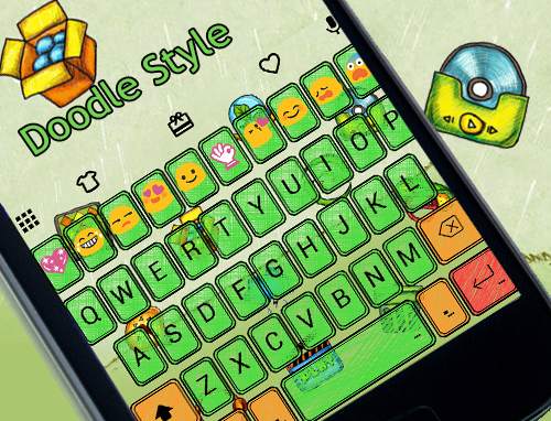 Doodle Style Emoji Keyboard screenshot 5