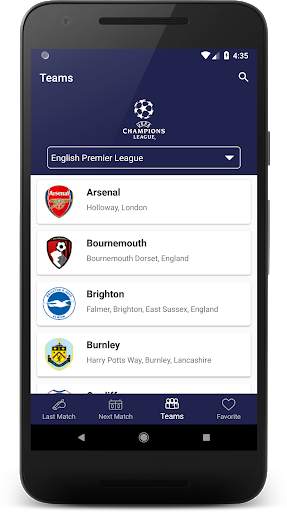 Aplikasi Sepak Bola screenshot 5