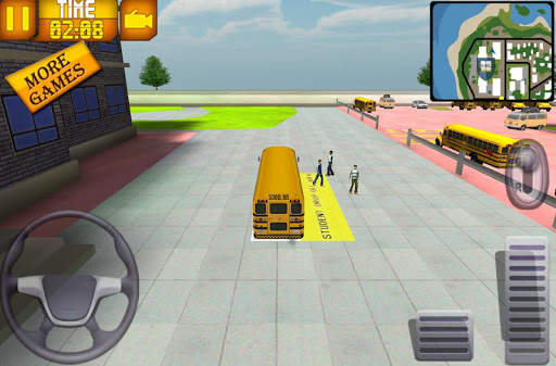 School Bus Pick Up Driving 3D screenshot 4