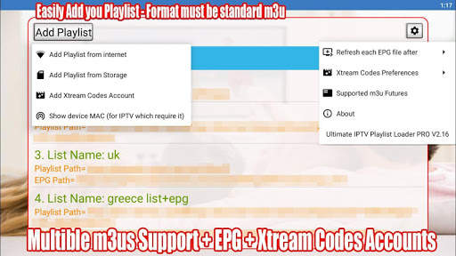 Ultimate IPTV Playlist Loader screenshot 1